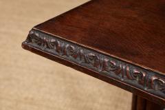 English Trestle End Center Table - 4375454