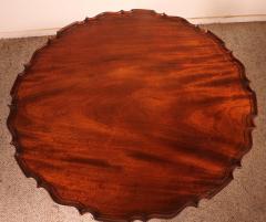 English Tripod Table In Mahogany 18th Century - 2531265