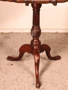 English Tripod Table In Mahogany 18th Century - 2531268