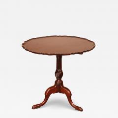 English Tripod Table In Mahogany 18th Century - 2533976