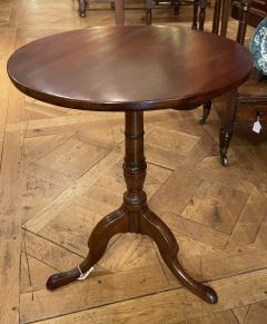 English Tripod Table In Mahogany 19th Century - 3248605