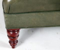 English Tufted Leather Side Chair - 2071353