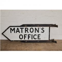 English Two Sided Matrons Office Sign - 4761465