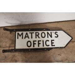 English Two Sided Matrons Office Sign - 4761466