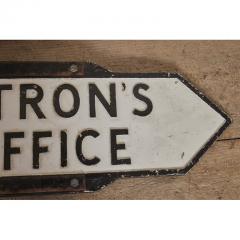 English Two Sided Matrons Office Sign - 4761467