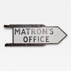 English Two Sided Matrons Office Sign - 4761912