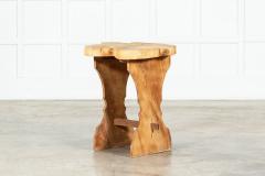 English Vernacular Elm Side Table - 3438397