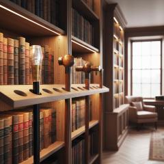 English Victorian Antique Silverplate Barrel Match Safe Cane Walking Stick - 4502330