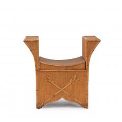 English Victorian Bamboo Flip Top Bench - 4665816