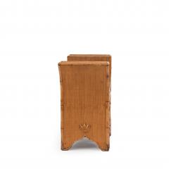 English Victorian Bamboo Flip Top Bench - 4665817