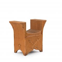 English Victorian Bamboo Flip Top Bench - 4729008