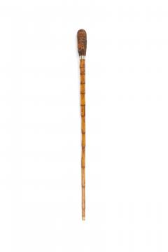 English Victorian Bamboo Owl Cane - 4666122