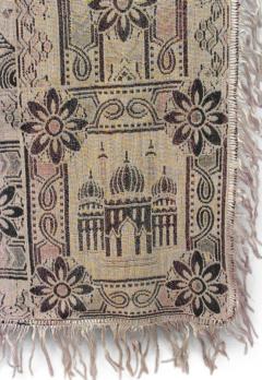 English Victorian Beige Patterned Table Cover - 4669848