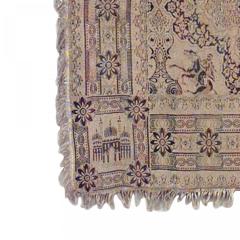 English Victorian Beige Patterned Table Cover - 4669850
