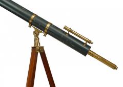 English Victorian Blue Brass Telescope - 4321962