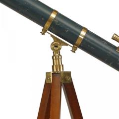 English Victorian Blue Brass Telescope - 4321964