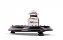 English Victorian Bone and Brass Inkwell - 4322387