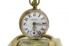 English Victorian Brass Anchor Clock - 4321880