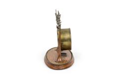 English Victorian Brass Horseshoe Clock - 4658494