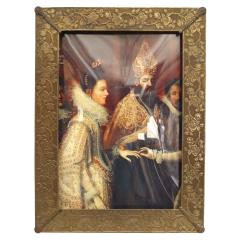English Victorian Brass Picture Frame - 4709517