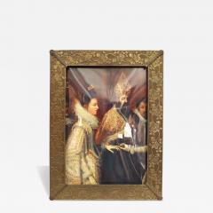 English Victorian Brass Picture Frame - 4709553