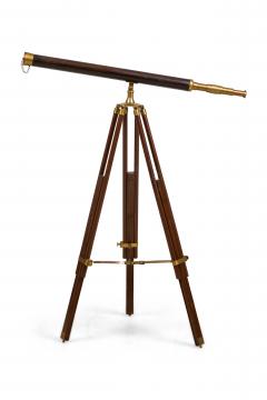 English Victorian Brass and Leather Telescope - 4657512