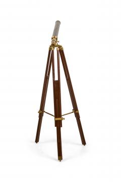 English Victorian Brass and Leather Telescope - 4657513