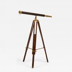 English Victorian Brass and Leather Telescope - 4689922