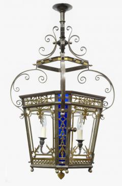 English Victorian Bronze Lantern - 103257