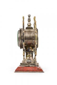English Victorian Bronze Ship Wheel Clock - 4652754