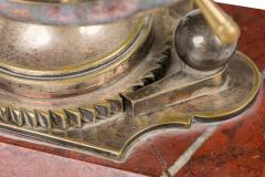 English Victorian Bronze Ship Wheel Clock - 4652758