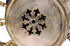 English Victorian Bronze Ship Wheel Clock - 4652762