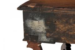 English Victorian Carved Wooden 3 Tiered Shaped Curio Console Table - 4170367