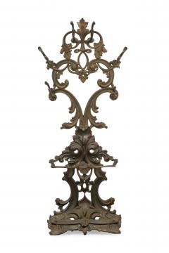 English Victorian Cast Iron Hatrack Umbrella Stand - 4653287