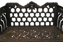 English Victorian Cast Iron Loveseat - 1419359