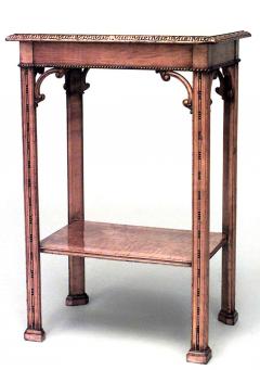English Victorian Chinese Chippendale End Table - 4650557