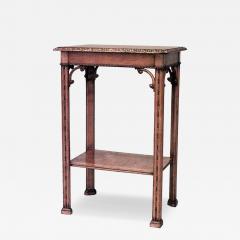 English Victorian Chinese Chippendale End Table - 4700301