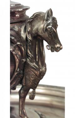 English Victorian Compote with Horse Figures - 4655703