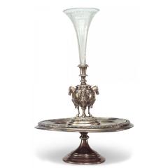English Victorian Compote with Horse Figures - 4662157