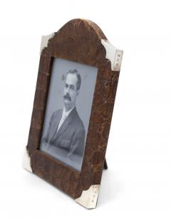 English Victorian Crocodile Picture Frame - 4198888