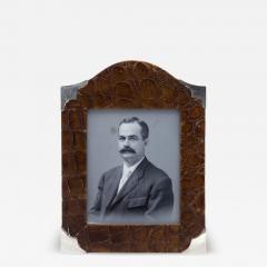 English Victorian Crocodile Picture Frame - 4260586