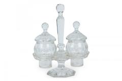 English Victorian Crystal Cruet Set - 4670886