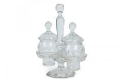 English Victorian Crystal Cruet Set - 4670887