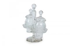 English Victorian Cut Crystal Cruet Set - 4670874