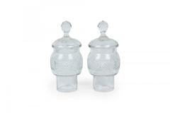 English Victorian Cut Crystal Cruet Set - 4670879