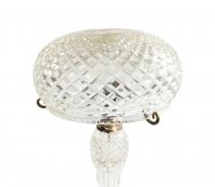 English Victorian Cut Crystal Table Lamp - 1380848