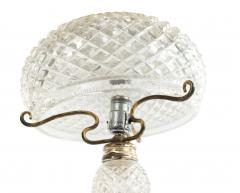 English Victorian Cut Crystal Table Lamp - 1380852