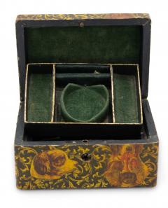 English Victorian Decoupage Dog Box - 4199106
