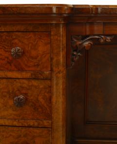 English Victorian Double Pedestal Kneehole Desk - 890939