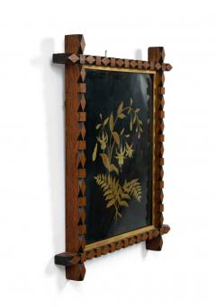 English Victorian Floral Framed Embroidery - 4321493